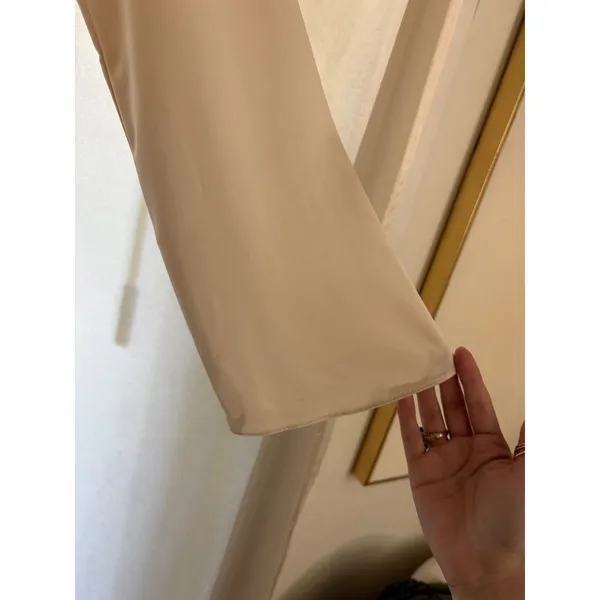 Reformation Pike Satin Dress in Almond Size large Satin Dress - Image 6
