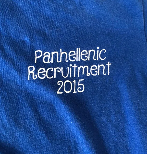 Bella Canvas Panhellenic Recruitment 2015 Shirt - Image 2