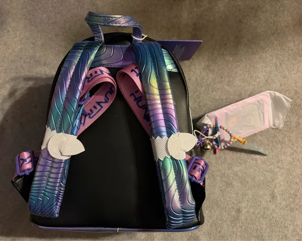 Loungefly K-Pop Demon Hunters Hunter/x Trio Mini Backpack and Wallet - Image 3