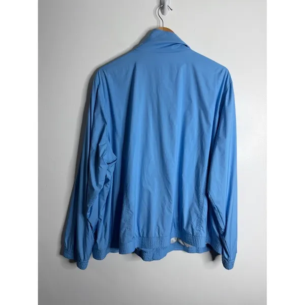 Lauren Ralph Lauren Active Women's Blue Windbreaker Jacket 3X Sporty Minimalist - Image 2