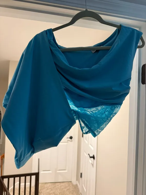 Peppermayo Mini Dress - Love Motion Aqua Blue - Image 2