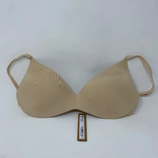 SKIMS‎ Wireless Form Push-Up Plunge Bra Sand Size 38C - Image 3