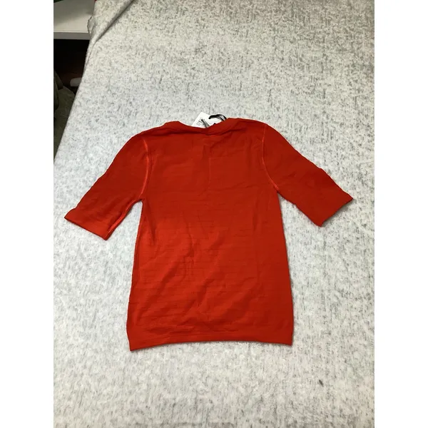 CALIA Focus Seamless Crop Tee‎ Fresh Red WAX15125 Womens XS NEW - Image 5
