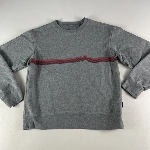 Patagonia Sweatshirt‎ Womens Small Gray Uprisal Crewneck Graphic 39646 - Image 2