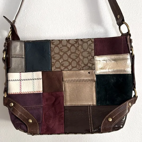 shoulder Bag EUC Brown - Image 3