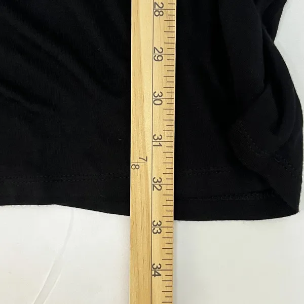 Zara‎ Trafaluc Layered Mini Dress Medium Black Asymmetrical Ruffle Racerback - Image 8