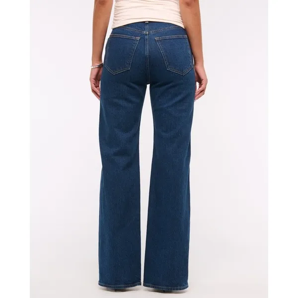 Abercrombie & Fitch High Rise 90s Relaxed Split-Vent Hem Jeans 25 Short - Image 7