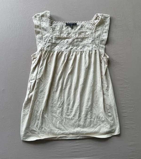 Banana Republic LACE KNIT TANK TOP - Image 2