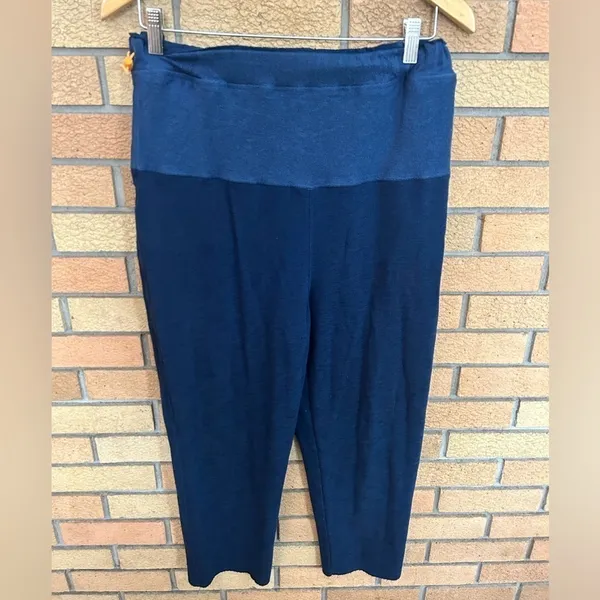 Free People Movement Surfside Joggers Highwaist Navy and Orange Size Small - Image 3