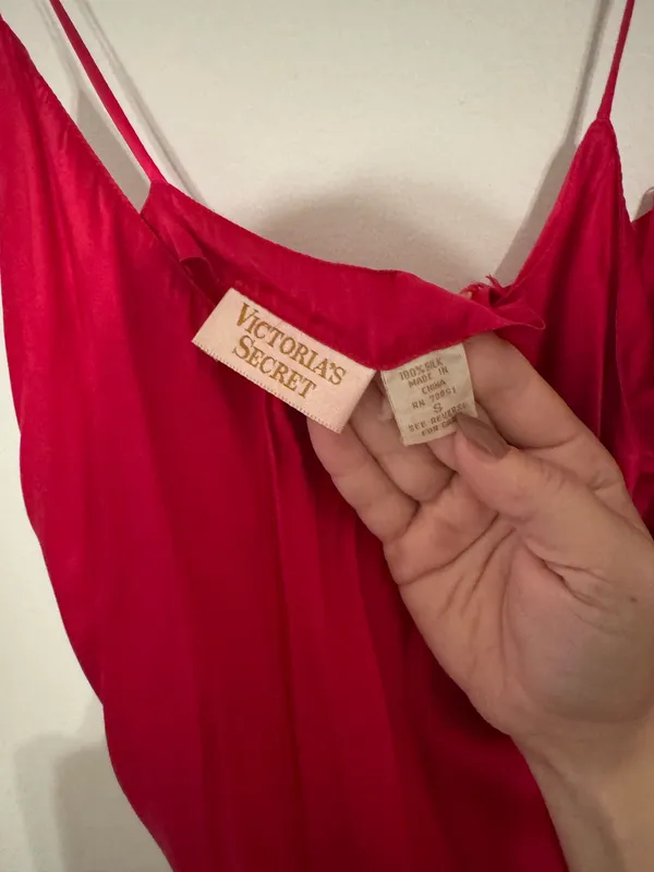 Vintage Victoria Secret Gold Label Slip Dress - Image 3