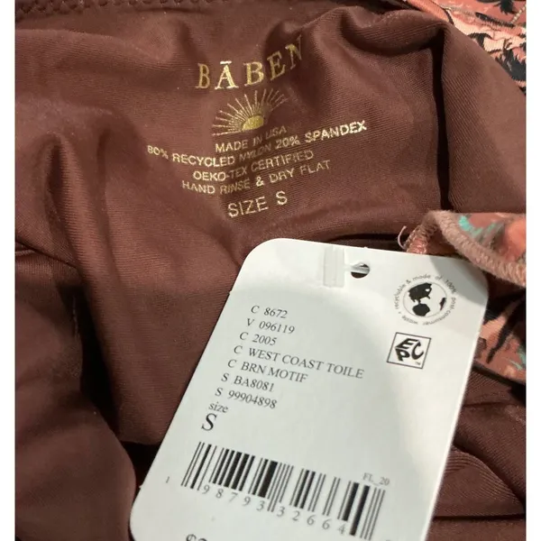 NWT Free‎ People BABEN Antoinette Printed Horses One Piece Swimsuit Toile S NWT - Image 6