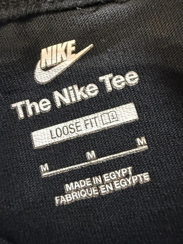 Nike Black Tee Women’s Loose Fit Leopard Graphic Oversize M - Image 7