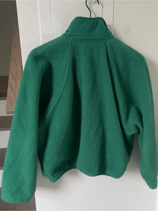 Free People FP Movement Hit The Slopes Fleece Jacket in Green Glow - Image 4