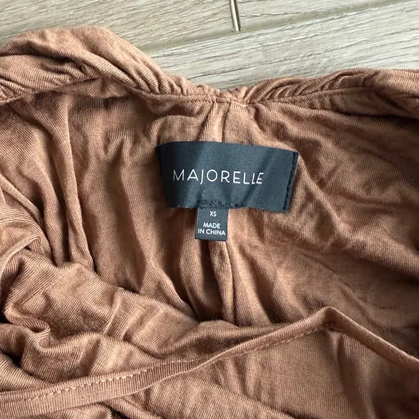 Majorelle Janice Mini Dress in Brown Spice - Image 4