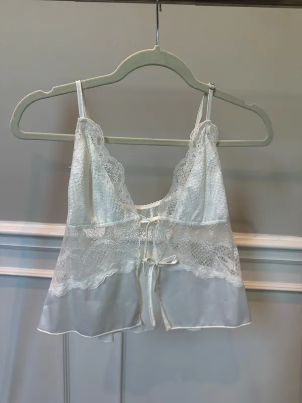 Revolve Kat The Label Lucille Camisole Ivory - Image 5