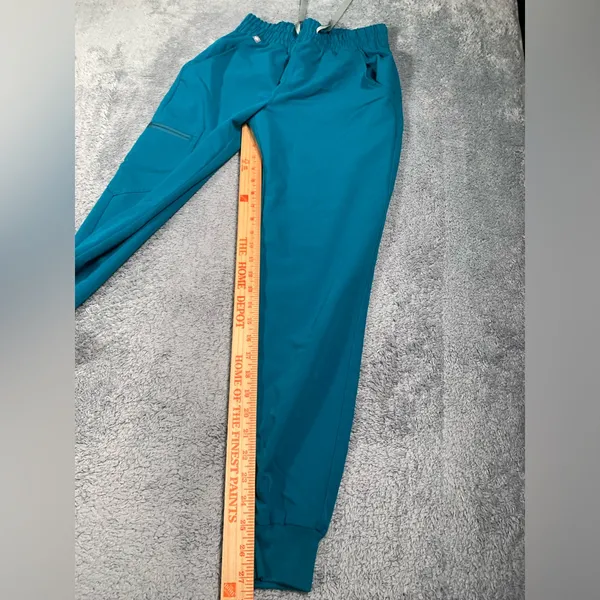 Figs Teal Jogger scrub pants with Drawstring XS - Image 12