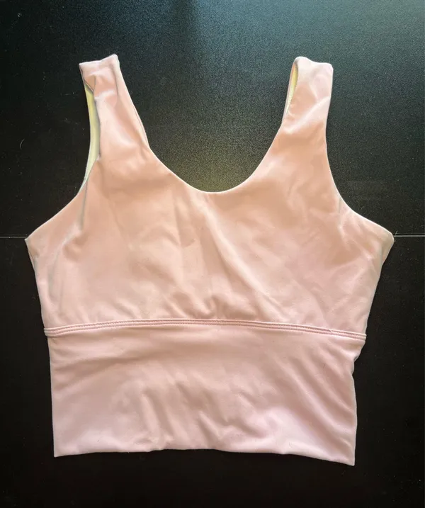 NVGTN Light Pink Crop Tank - Image 3