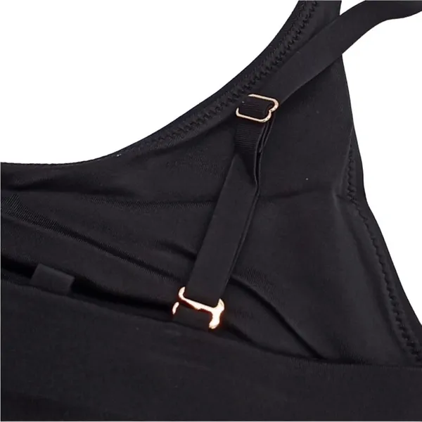 FREE PEOPLE x HAH Bralette Women Sz L Black Sporty Casual Athletic Versatile NWT - Image 11