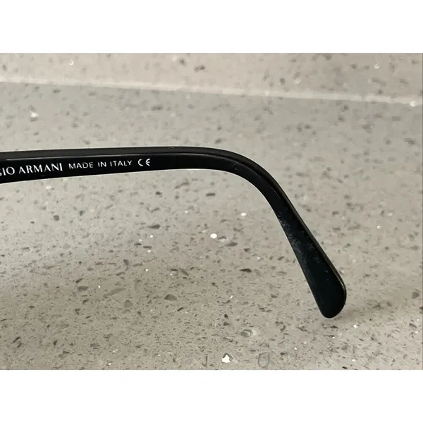 GIORGIO ARMANI SUNGLASSES EYEGLASSES FRAMES ONLY oval black 2536 020 62-17-120 - Image 6