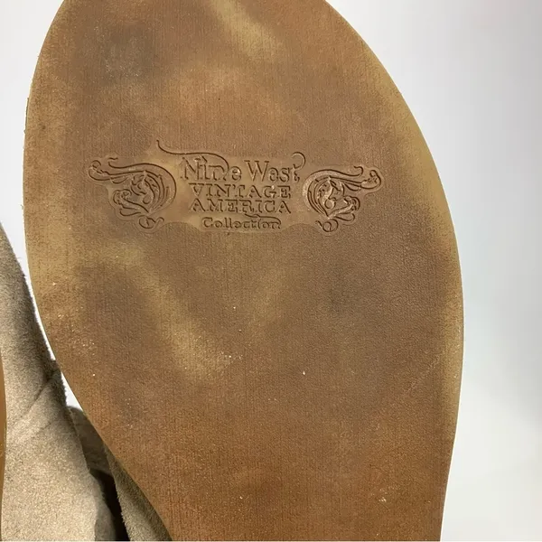 Nine West tan‎ suede leather boots size 9 - Image 7