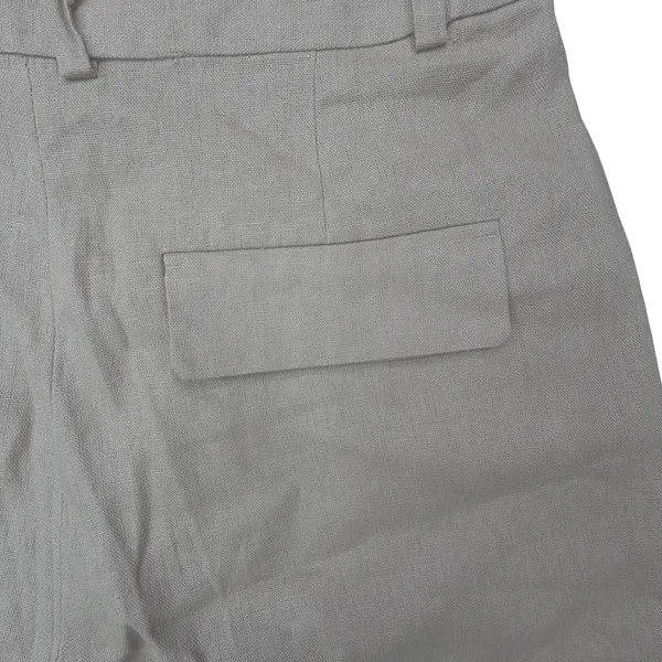Zara Linen Blend Ecru High Rise Shorts M 8 GUC (SEE NOTE) - Image 8