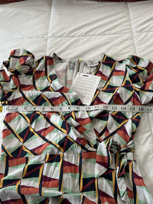 New closet, London, geometric mini dress size 4 - Image 7