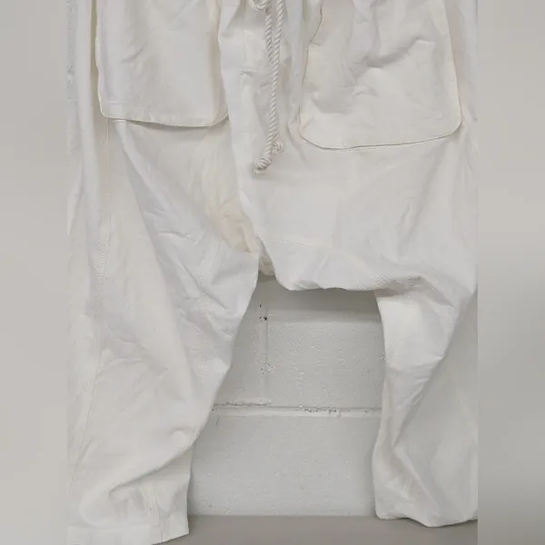 New Free people this is the one pant trouser white szS Small harem solid white - Image 7