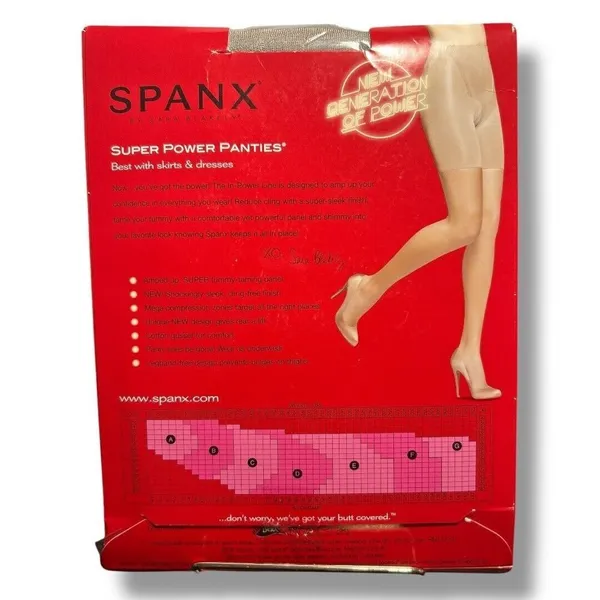 Spanx by Sara Blakely Super Power Panties In Power Line Mid Thigh Nude Size F‎ - Image 8