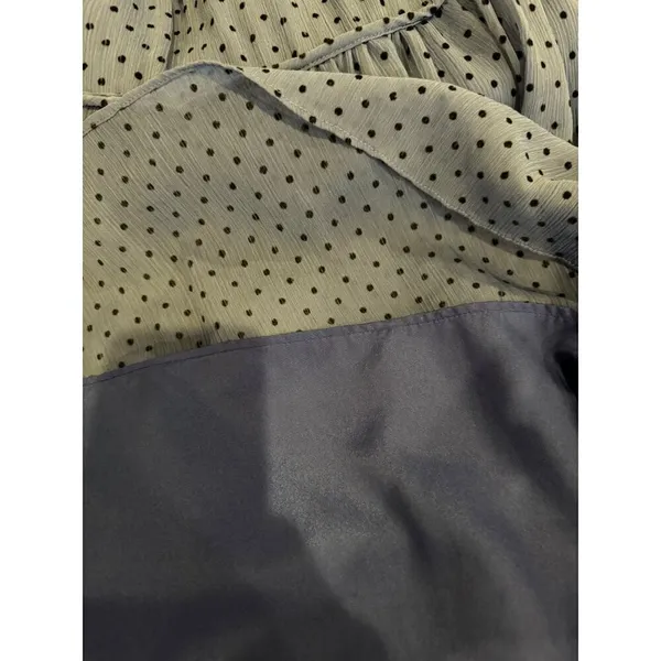 La Maison Talulah Dress Womens Small‎ Blue And Black Polka Dot Sorrento Midi - Image 14