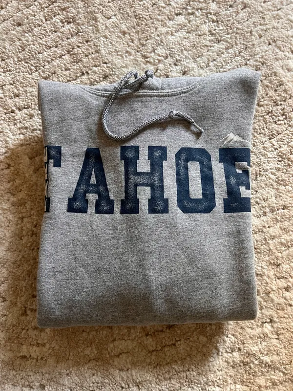 Lake Tahoe Sweatshirt Gray Size M - Image 2