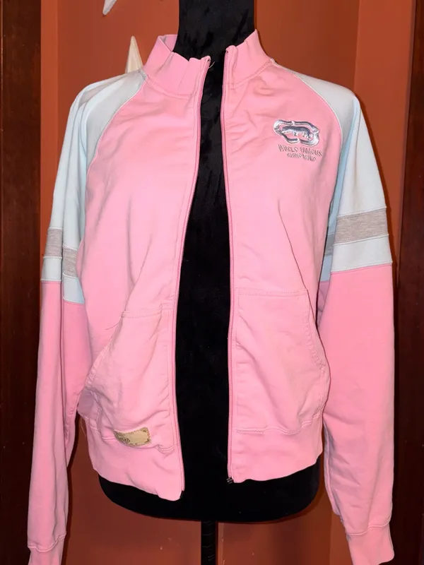 RARE Ecko Red Vintage Y2K sweater Pink Size XL - Image 2