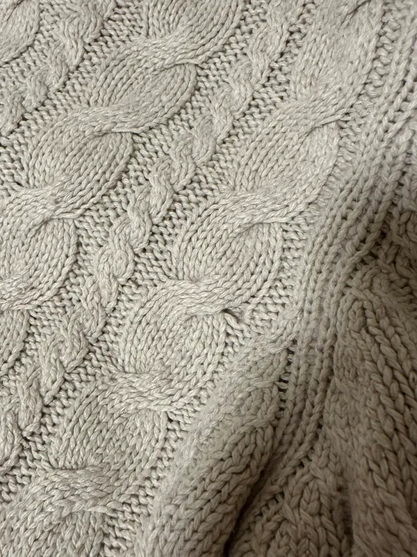 Rory Gilmore Cable Knit Sweater! White - Image 3