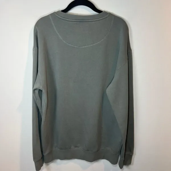 Gameday Social Iowa Hawkeyes Football Embossed Crewneck Sweatshirt Gray Sz Large - Image 9