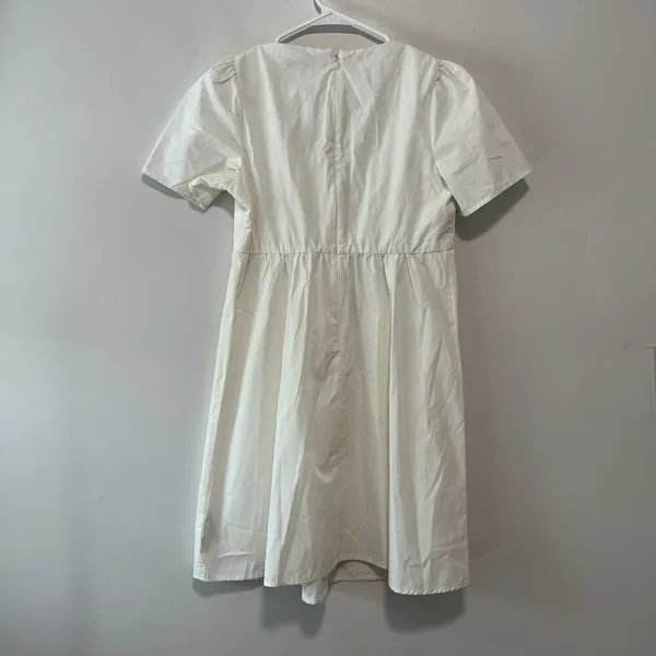 Madewell NWT Tie-Front Mini Dress‎ in White Size 0 - Image 7