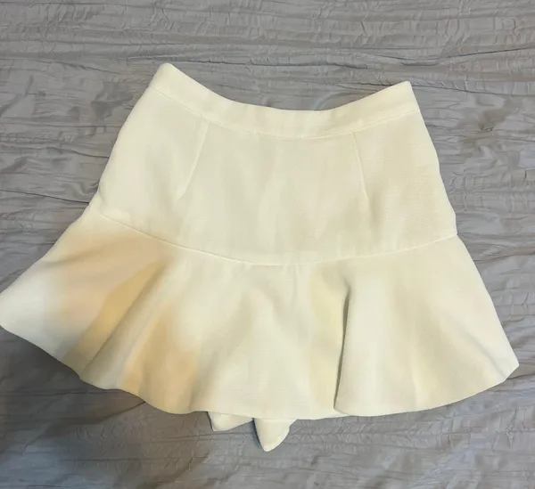 DO+BE White Mini Skirt / Skort - Image 5