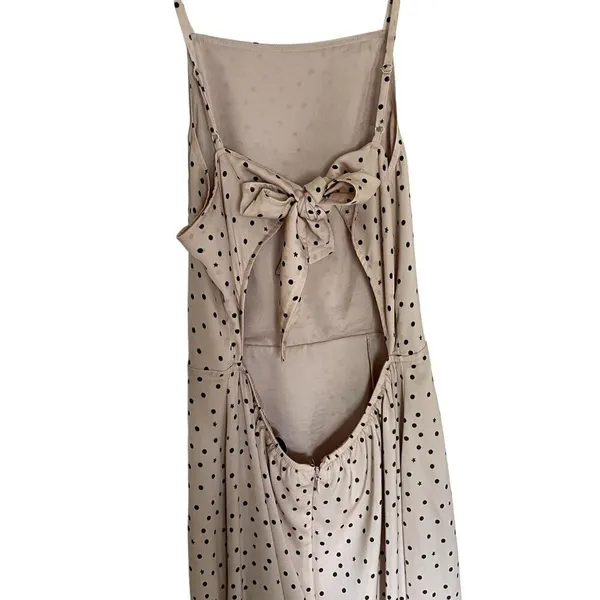 Koshe Klass Express tan beige‎ maxi dress cutout flowy formal style stunning - Image 5