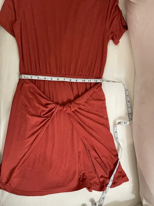 Lululemon Unwind Your Mind Dress Brick Rose White speckles Size 8? - Image 6