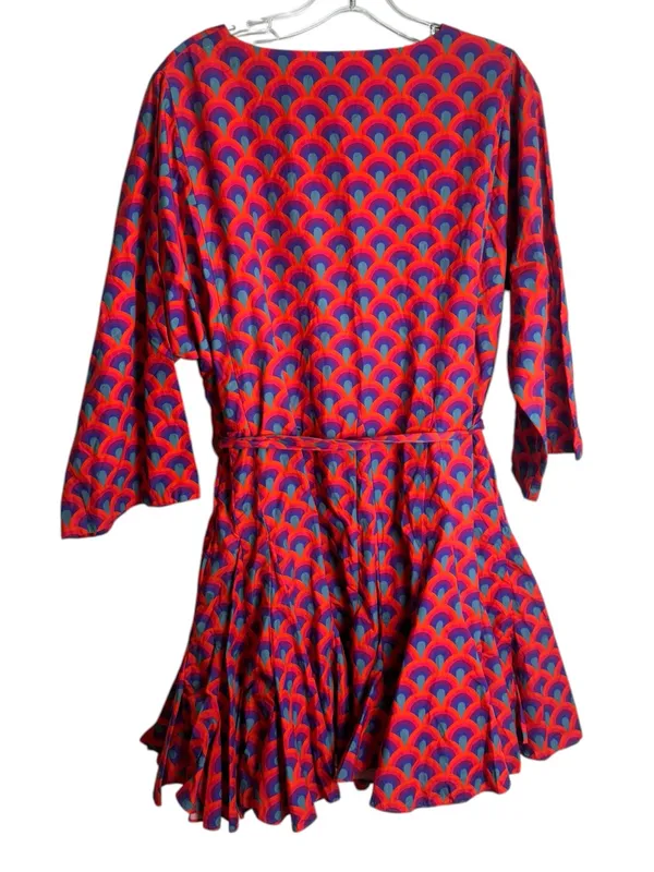 Rhode Ryan Dress in Retro Rainbow M Red Size M - Image 4