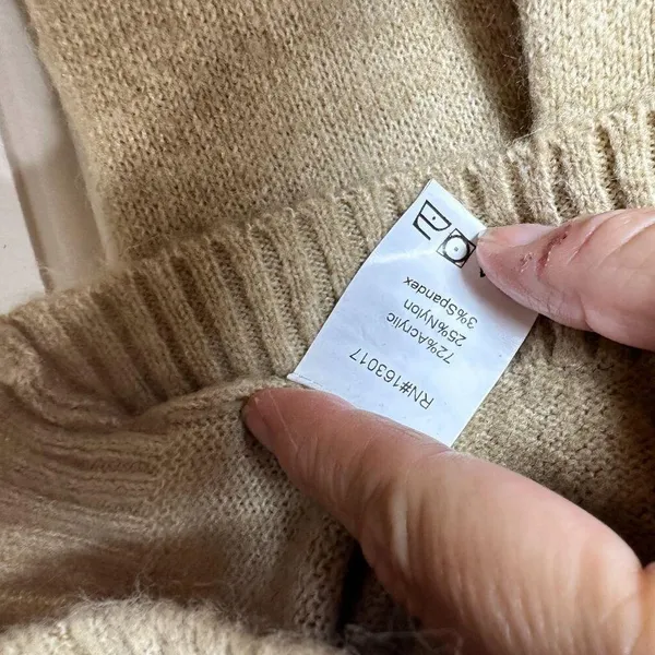 Princess Polly Zahara Cropped Turtleneck Sweater Beige - 4 - Image 7