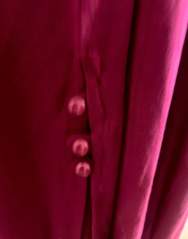 Agnes & Dora Womens Venus Maxi Dress in Wine size S - Image 7