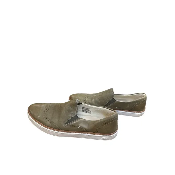 Ugg Womens Green Leather Slip-On Loafers Shoes Size 8 SKU8133 - Image 5