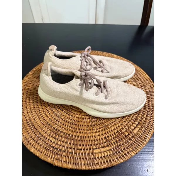 Allbirds Wool Runners Cream Beige Sustainable Sneakers Womens Size 9 WRW9 - Image 4
