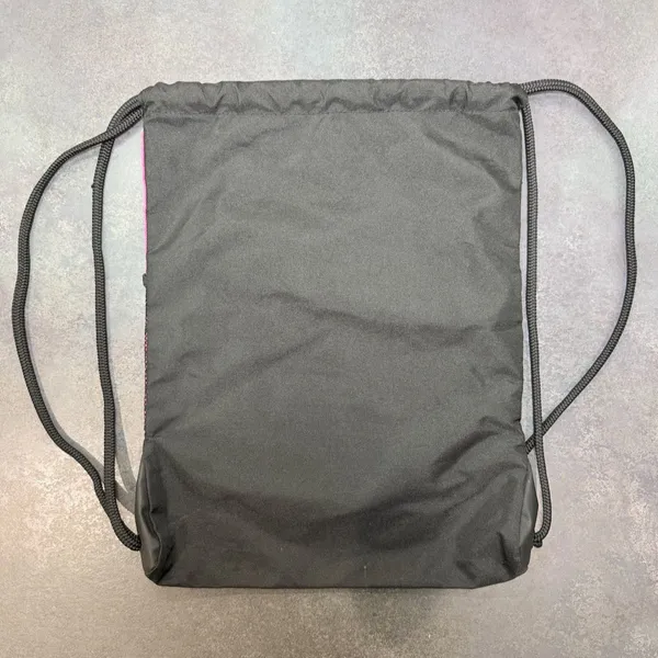 Adidas Alliance II Hot Pink Black Drawstring Sackpack Backpack Mesh Sides - Image 2