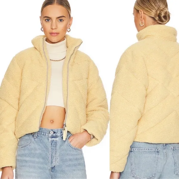 NEW EAVES x REVOLVE Izzy Jacket‎ in Beige Cream tan Size Small - Image 2