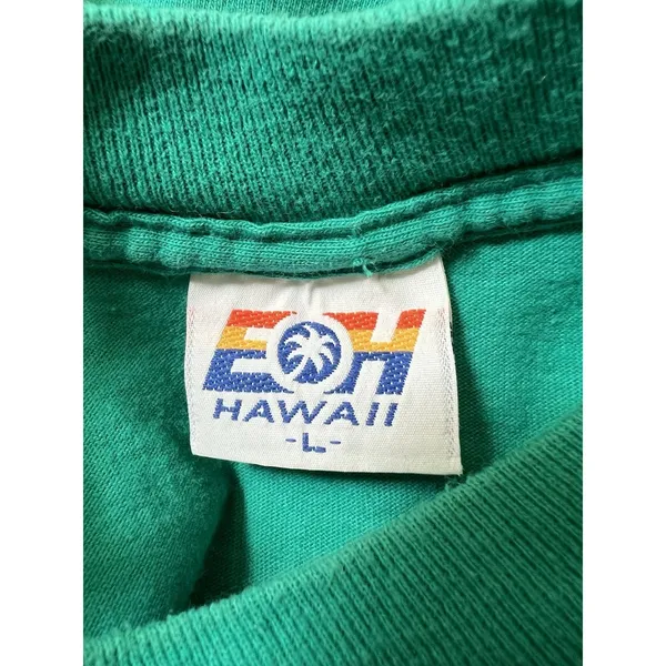 VTG 80s 90s Kauai Hawaii T Shirt Size Large USA Single Stitch 100% Cotton Puffy‎ - Image 4