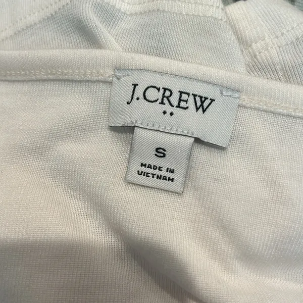 J. CREW cream colored long sleeve top - Image 5