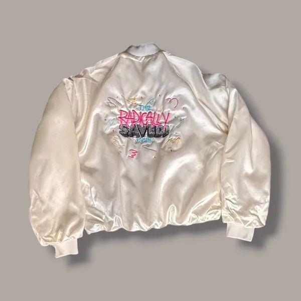 Vintage Pla-Jac Radically Saved Tour Satin Bomber Jacket Carman Ministries 80s - Image 8
