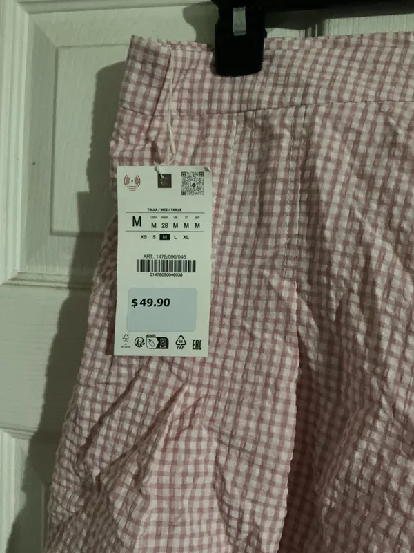 Marshalls Pink and white skort skirt - Image 2