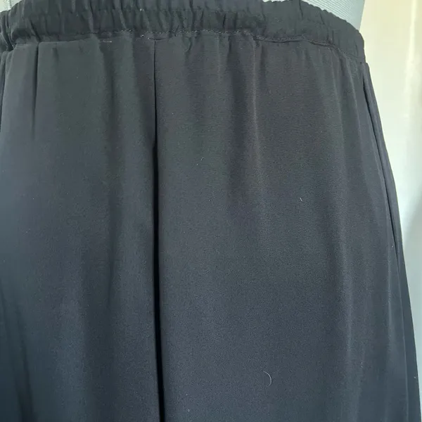 Vtg Y2K Another Thyme Maxi Chiffon Pull On Skirt XL Whimsigoth Minimal Artsy - Image 4