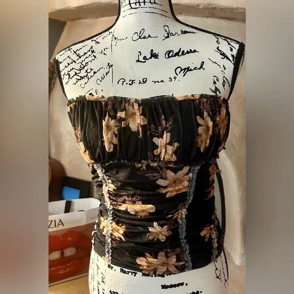 Free People Scottie Printed Tube Top NWOT - Image 4